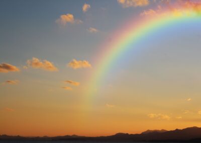 Beatriz Barata Sunset Rainbow